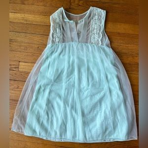 Vintage Mid-Century Baby Blue Nightgown
